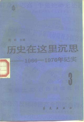 历史在这里沉思：1966-1976年纪实【第3卷】